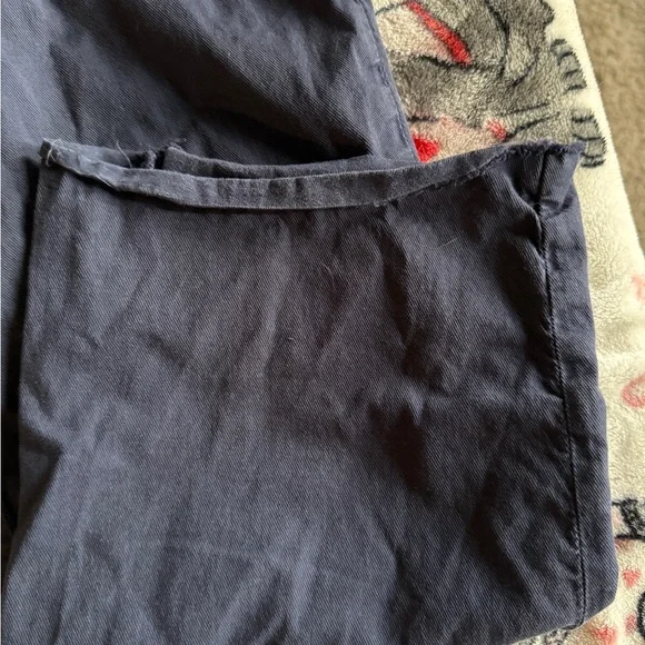 Frank & Eileen Navy Cropped Pants - Picture 4 of 5